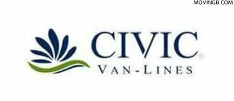 Civic van line movers logo