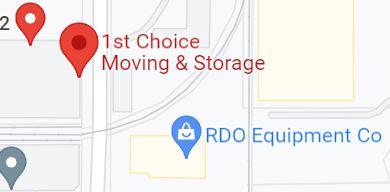 Address of 1st choice moving and storage