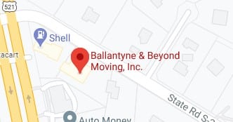 Address of Ballantyne and beyond moving company Fort Mill SC