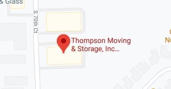 Address of Thompson moving company Orland Park IL