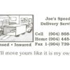 Joes Speedy delivery - Florida Movers