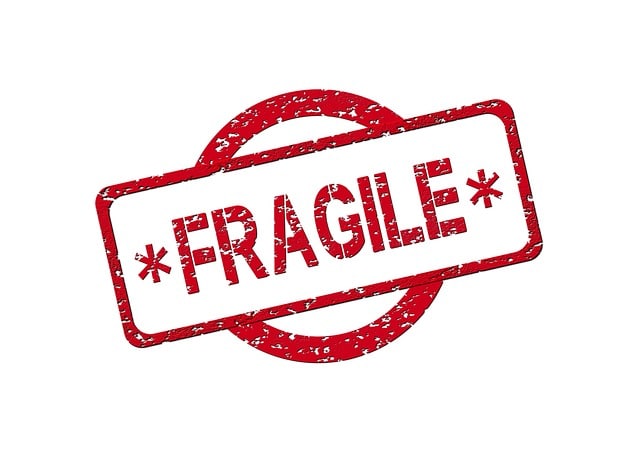 How to pack fragile items