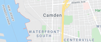 Camden, NJ city map and movers list