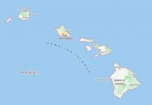 Hawaii movers map