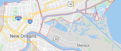 New Orleans city map