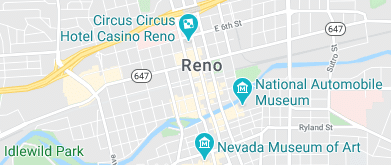 Reno map city, NV