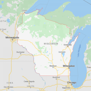 Wisconsin state map