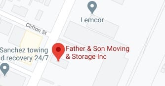 Address of Father and son moving and storage NJ