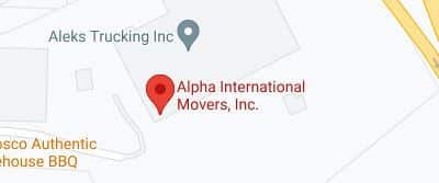Address of Alpha International movers PA